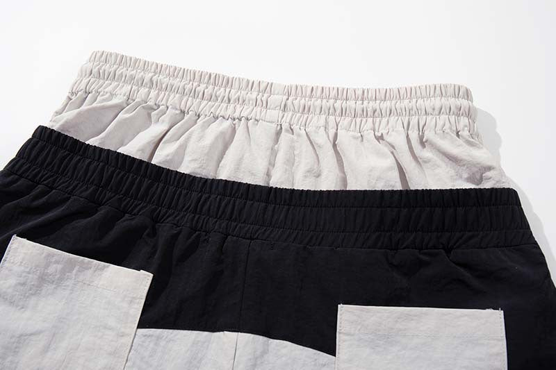 DAXUEN Color-blocked wide-leg track pants