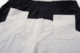 DAXUEN Color-blocked wide-leg track pants