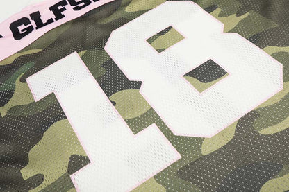 DAXUEN Short-sleeve camouflage jersey t-shirt with graphic details