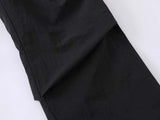 DAXUEN Unisex wide-leg cargo pants with utility pockets and embroidery