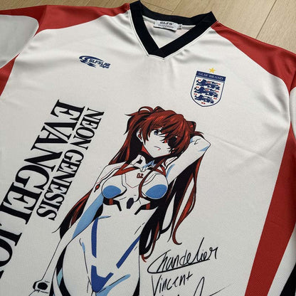 DAXUEN Relaxed-fit short-sleeved graphic tee with anime design