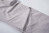 DAXUEN Unisex wide-leg cargo pants with utility pockets and embroidery