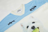 DAXUEN V-neck short-sleeved graphic T-shirt