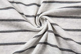 DAXUEN Relaxed fit short-sleeved striped polo shirt