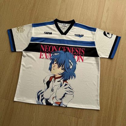 DAXUEN Short-sleeve jersey T-shirt with anime graphic
