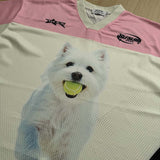 DAXUEN V-neck short-sleeved graphic T-shirt