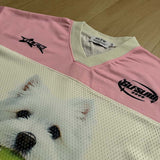 DAXUEN V-neck short-sleeved graphic T-shirt