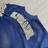 DAXUEN Relaxed fit short-sleeve mesh jersey with flame graphics