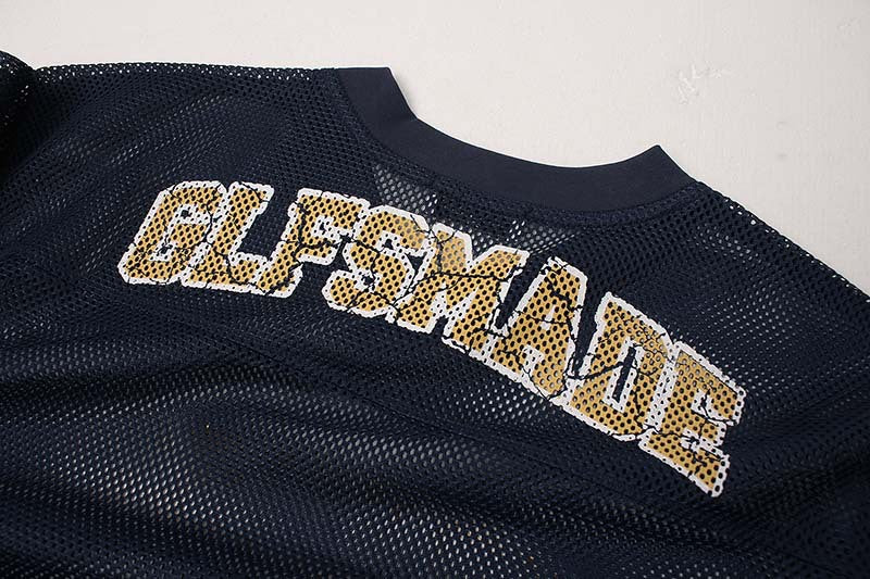 DAXUEN Relaxed fit short-sleeve mesh jersey with flame graphics