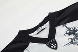 DAXUEN Oversized short-sleeved graphic T-shirt