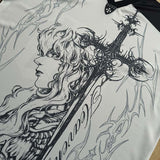 DAXUEN Oversized short-sleeved graphic T-shirt