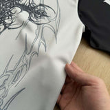 DAXUEN Oversized short-sleeved graphic T-shirt
