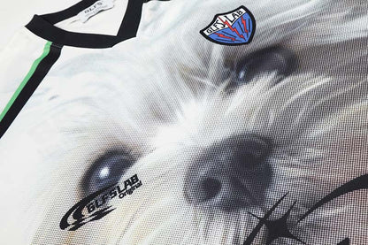 DAXUEN Loose-fit short-sleeved V-neck graphic tee