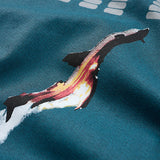 DAXUEN Relaxed-fit short-sleeve crew neck graphic T-shirt