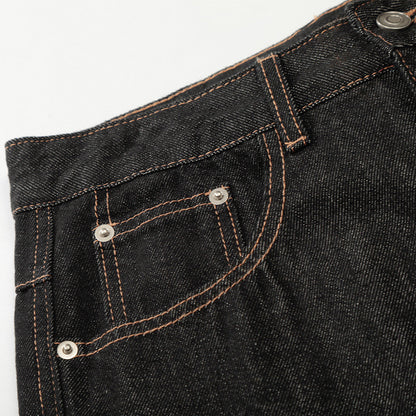 DAXUEN Wide-leg loose-fit denim pants