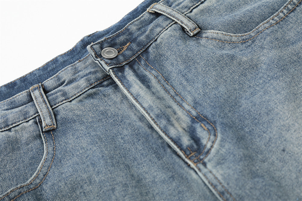 DAXUEN Denim shorts with multiple pockets and a relaxed fit