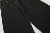 DAXUEN Wide-leg loose-fit denim pants