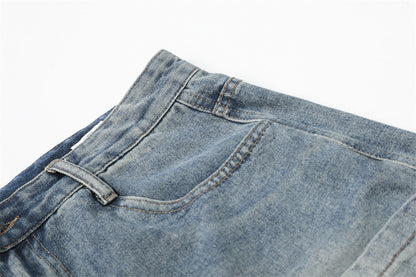 DAXUEN Denim shorts with multiple pockets and a relaxed fit