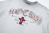 DAXUEN Distressed oversized short-sleeved t-shirt with graphics