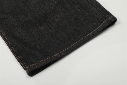 DAXUEN Wide-leg loose-fit denim pants