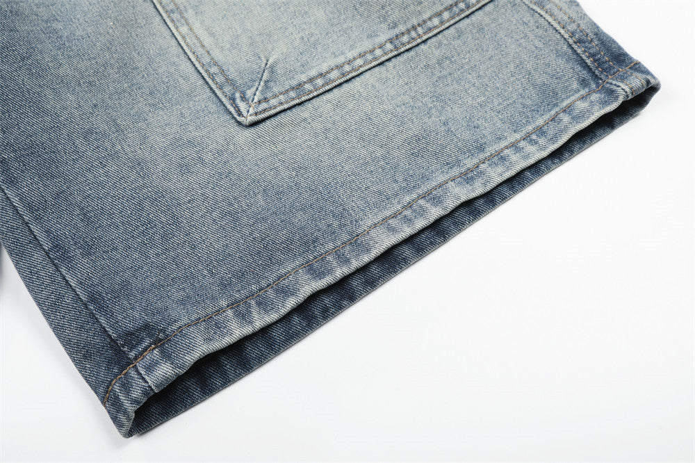 DAXUEN Denim shorts with multiple pockets and a relaxed fit