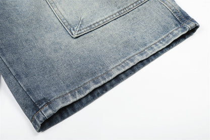 DAXUEN Denim shorts with multiple pockets and a relaxed fit