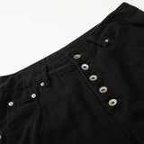 DAXUEN High-waisted wide-leg pants in solid black and white