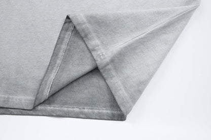 DAXUEN Distressed oversized short-sleeved t-shirt with graphics