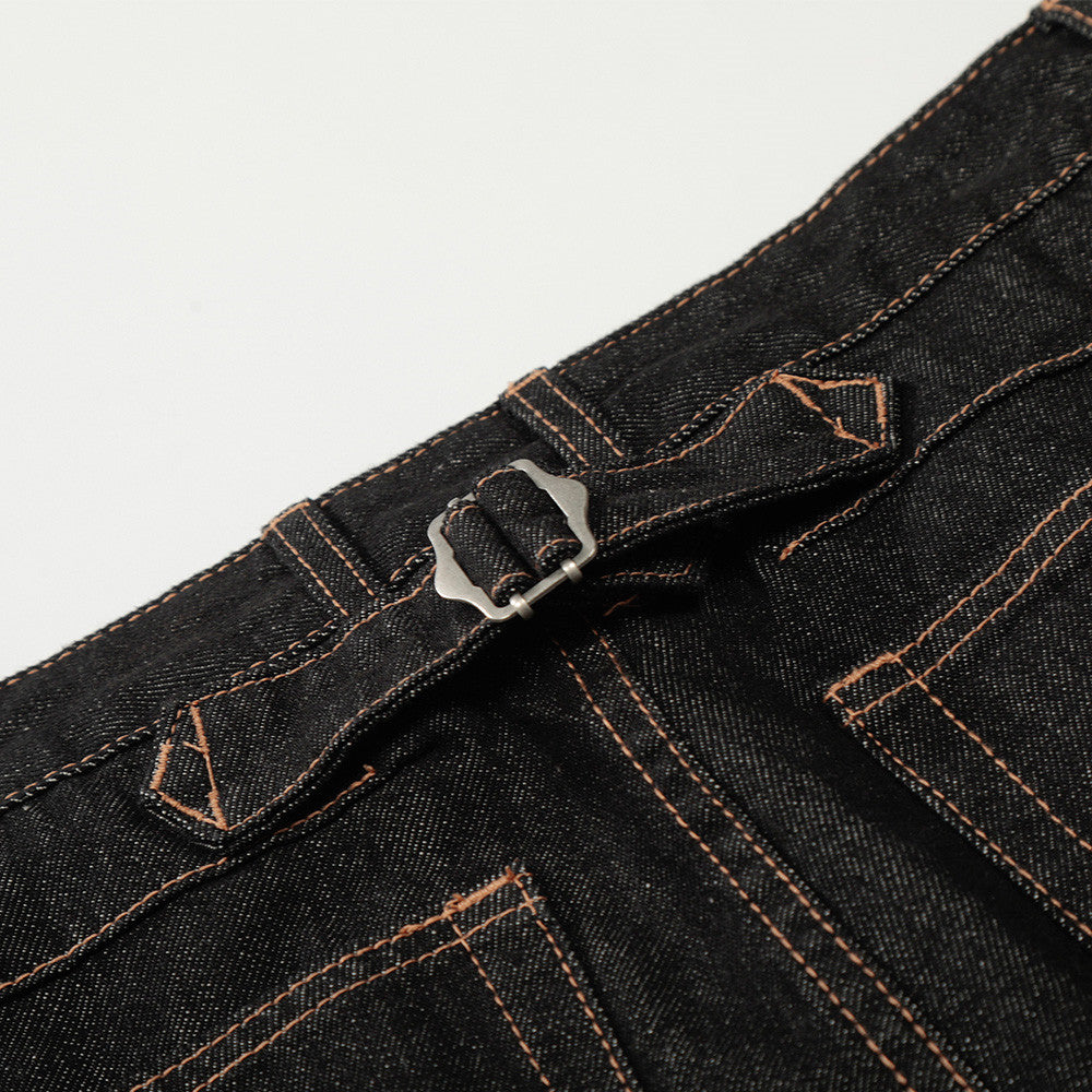 DAXUEN Wide-leg loose-fit denim pants