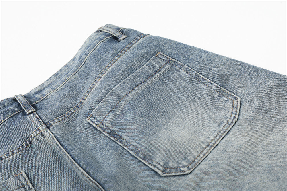 DAXUEN Denim shorts with multiple pockets and a relaxed fit