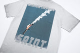 DAXUEN Relaxed-fit short-sleeve crew neck graphic T-shirt