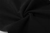 DAXUEN High-waisted wide-leg pants in solid black and white