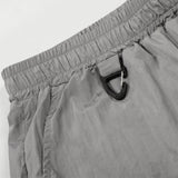 DAXUEN Relaxed fit shorts with crinkled texture and logo