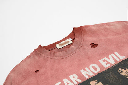 DAXUEN Oversized short-sleeve t-shirt with band graphic