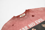 DAXUEN Oversized short-sleeve t-shirt with band graphic