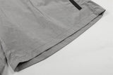 DAXUEN Relaxed fit shorts with crinkled texture and logo