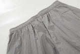 DAXUEN Relaxed fit shorts with crinkled texture and logo