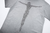 DAXUEN Oversized vintage wash graphic t-shirt