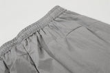 DAXUEN Relaxed fit shorts with crinkled texture and logo