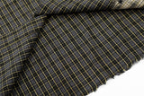 DAXUEN Oversized plaid button-up shirt with frayed edges