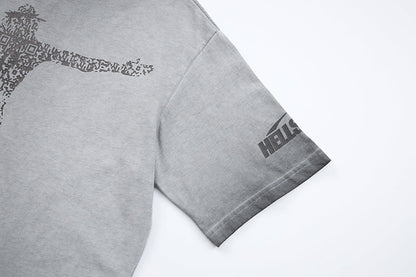 DAXUEN Oversized vintage wash graphic t-shirt