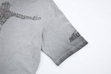 DAXUEN Oversized vintage wash graphic t-shirt