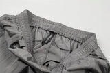 DAXUEN Relaxed fit shorts with crinkled texture and logo