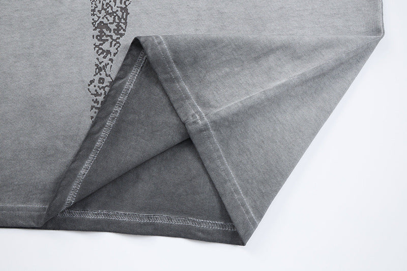 DAXUEN Oversized vintage wash graphic t-shirt