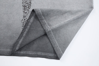 DAXUEN Oversized vintage wash graphic t-shirt