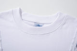 DAXUEN Short-sleeved crew neck T-shirt with grunge graphics