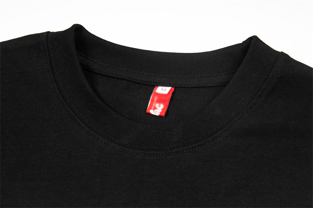 DAXUEN Oversized short-sleeved embroidered T-shirt