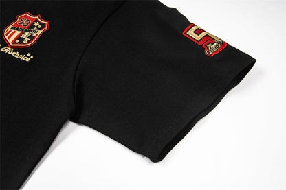 DAXUEN Oversized short-sleeved embroidered T-shirt