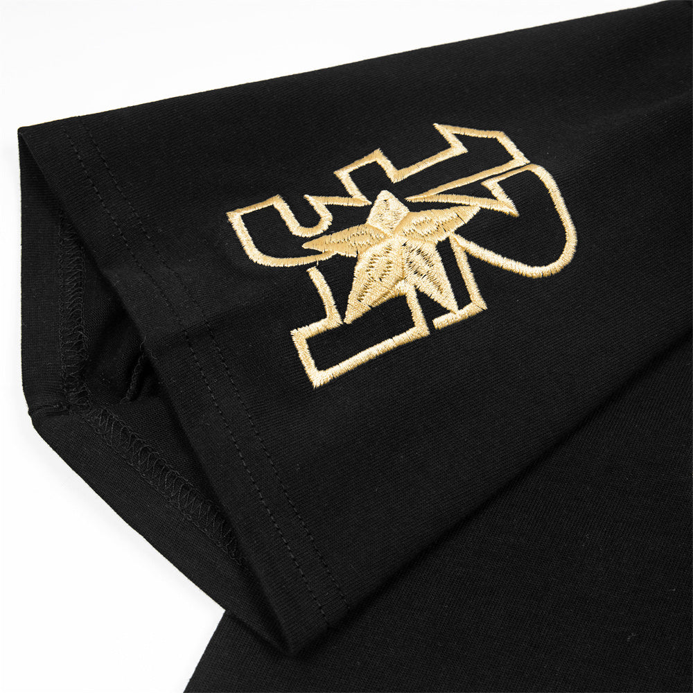 DAXUEN Oversized short-sleeved embroidered T-shirt