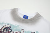 DAXUEN Distressed oversized short-sleeved graphic T-shirt